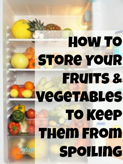 How To Store Fruits and Vegetables to Keep them From Spoiling