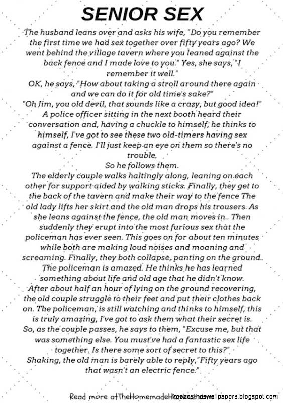 Elderly Couple Love  A Funny Short Story – The Homemade Humour