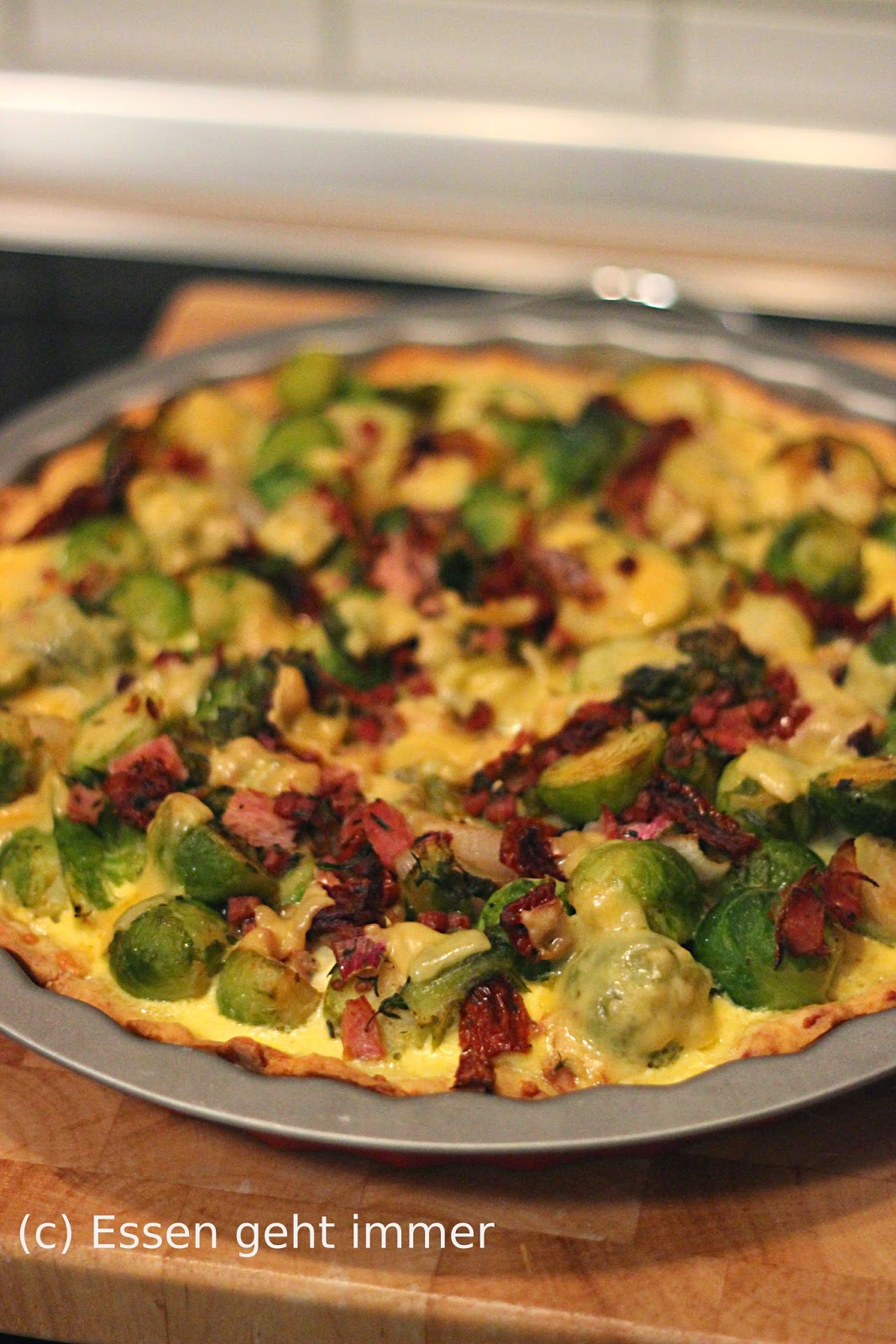 Essen geht immer: Nachgebacken: Rosenkohl-Tarte mit getrockneten Tomaten