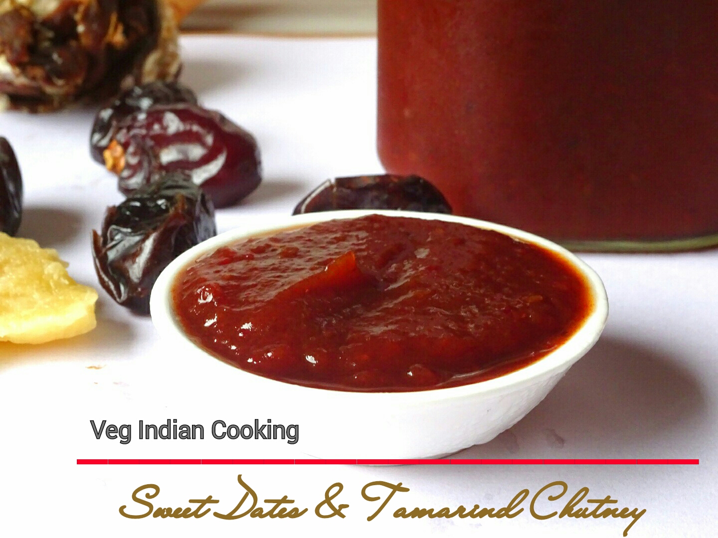 Veg Indian Cooking Dates and Tamarind Chutney