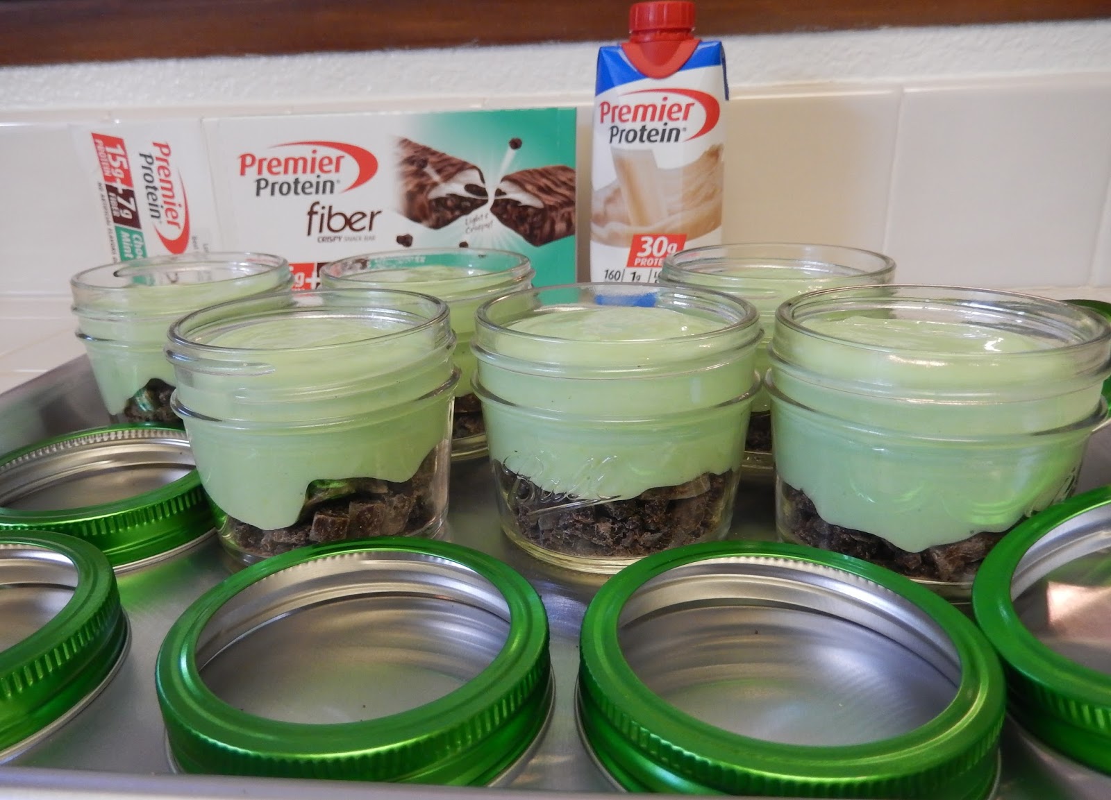 theworldaccordingtoeggface Pie Premier Protein Pudding Jars