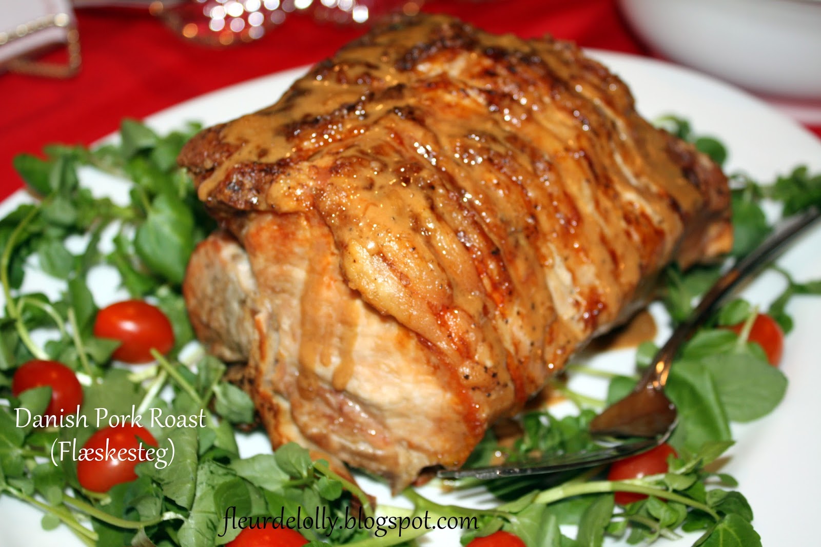 Fleur de Scandinavian Christmas ~ (Danish Pork Roast)