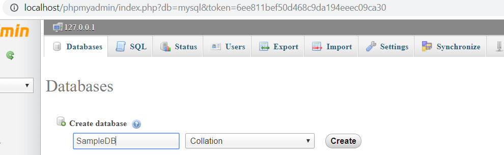 INTRODUCTION TO DATABASE USING PHPMYADMIN
