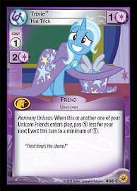 My Little Pony Trixie, Hat Trick Friends Forever CCG Card