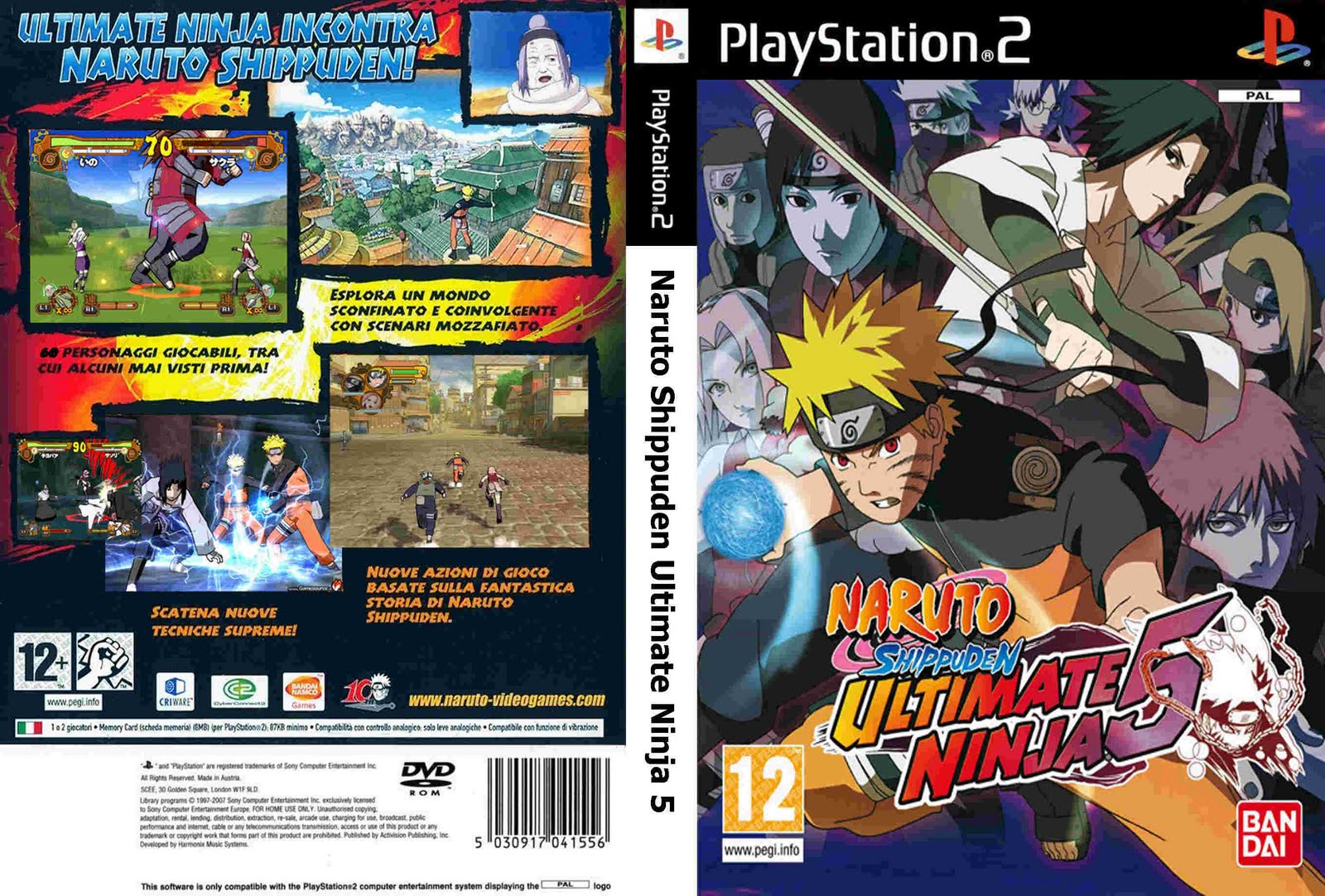 Verdugo Online: Naruto Shippuden Ultimate Ninja 5 PS2 Game ...