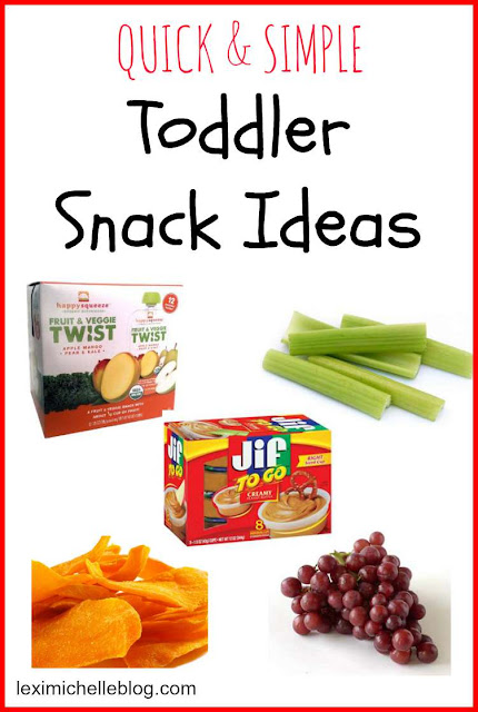 toddler snack ideas that are so quick & easy & perfect for on the go