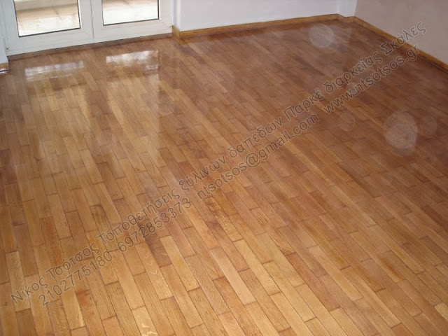 Συντήρηση σε ξύλινο πάτωμα σε λογικές τιμές