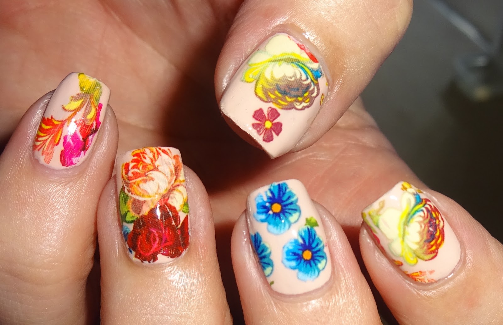 Wendy's Delights Summer Flower Nail Foil from Charlies Nail Art