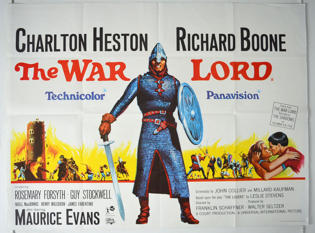 Image result for the war lord 1965 poster