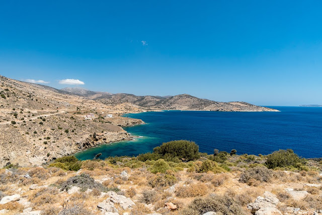 Piste d'Agiassos à Kalados-Naxos-Cyclades