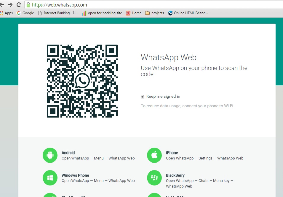 connect to whatsapp web connect to whatsapp web