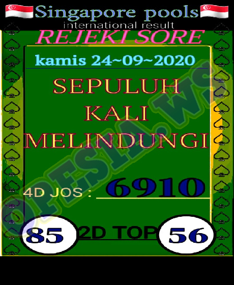 PREDIKSI togel singapura