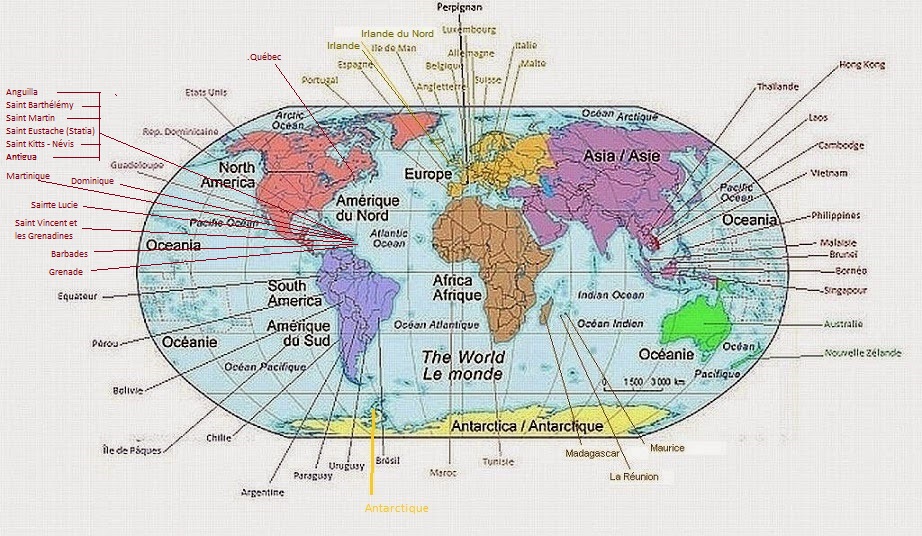 Pays Visités