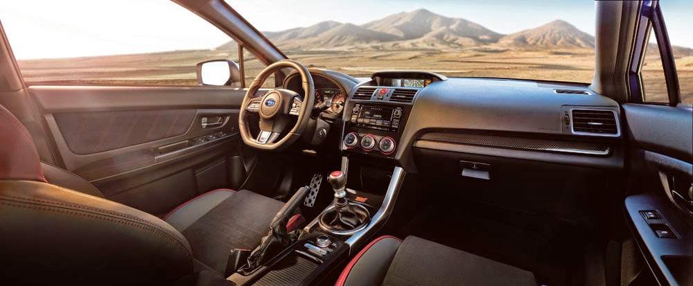 2015 Subaru WRX STI interior