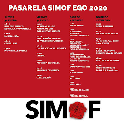 PASARELA SIMOF EGO 2020 - SEVILLA  - Programación