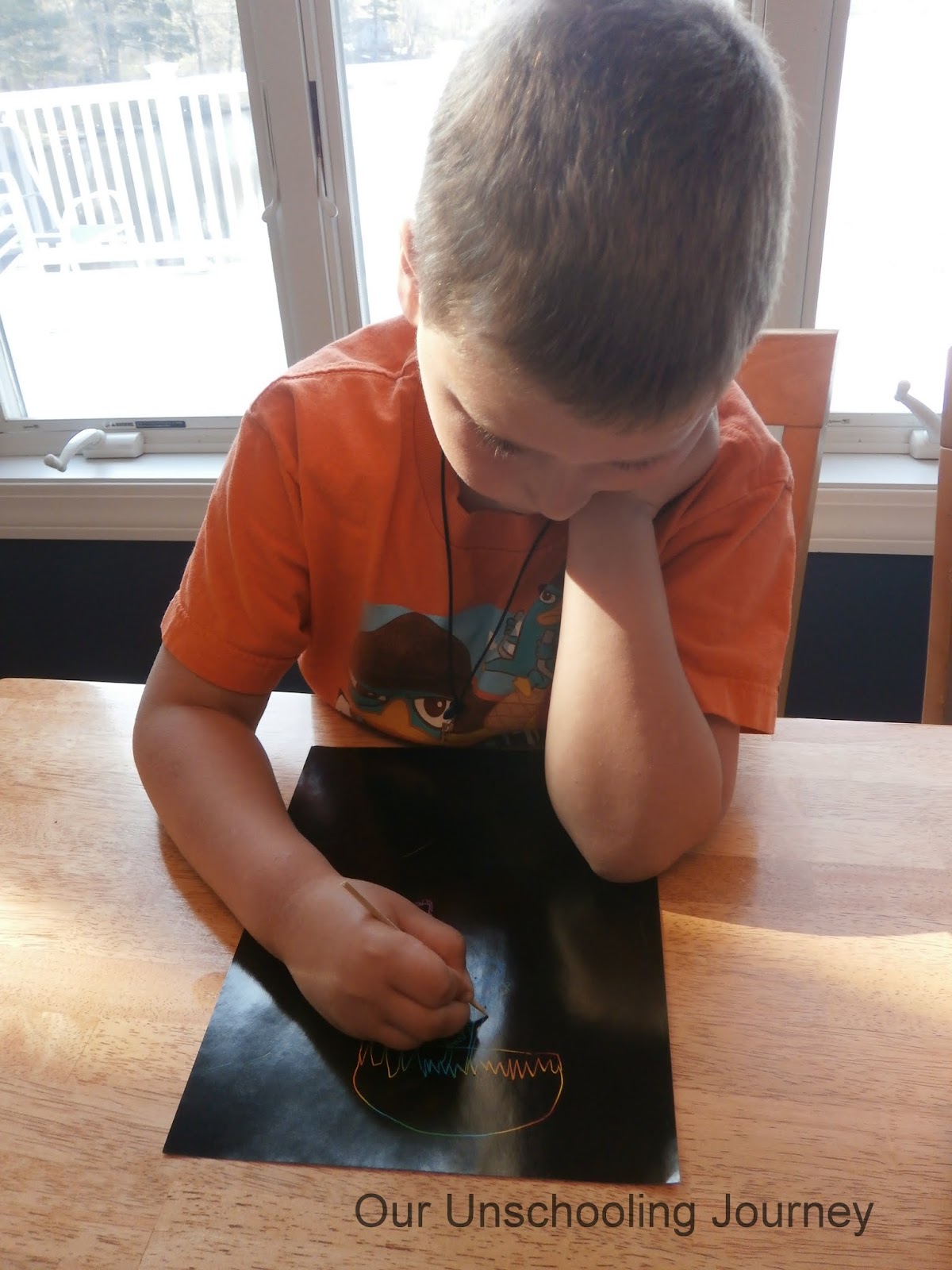 Art Project 7 Jellyfish Scratch Art