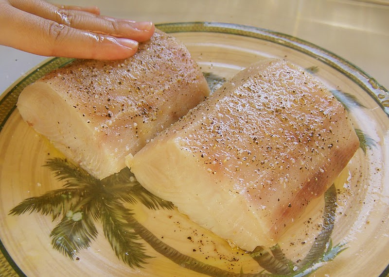 Grilled Wahoo (Ono) in Tomato