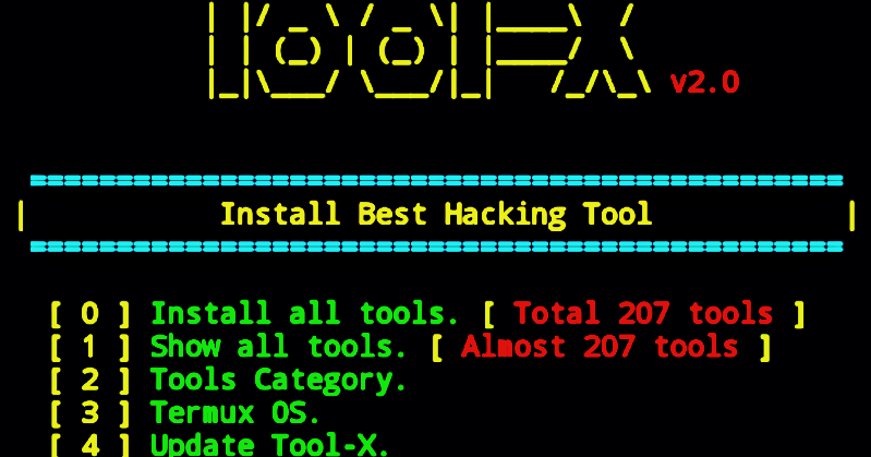 Tool X A Kali Linux Hacking Tool Installer