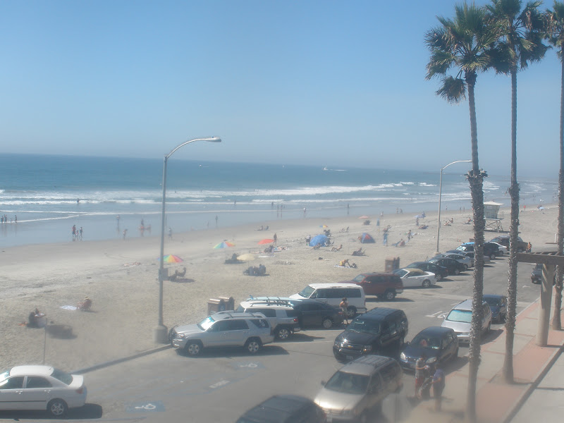 Lone Ocean Swimmer, Oceanside, CA Hot Weather for Oceanside! 108 at My
