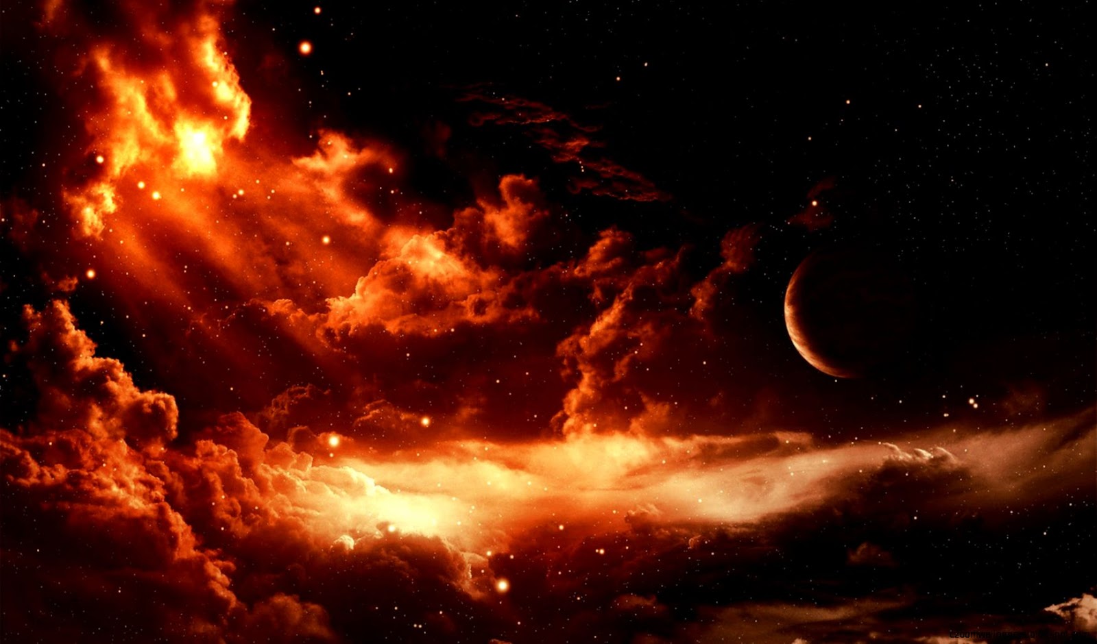Red Space Cloud