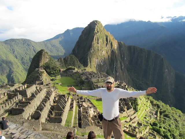 arvinder at Machu Picchu