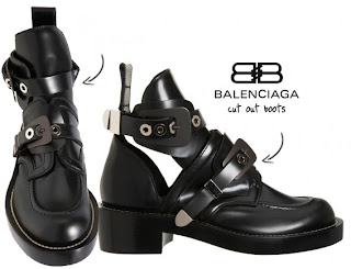 Balenciaga cut out boots