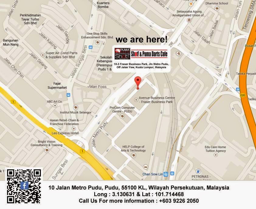 All About Darts SHOT! & PUMA DARTS CAFE KUALA LUMPUR