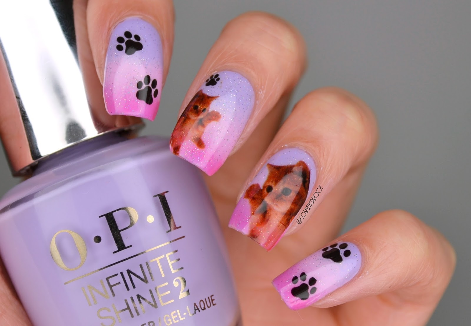NAILS Gradients, Glitter and Cats ManiMonday Cosmetic Proof