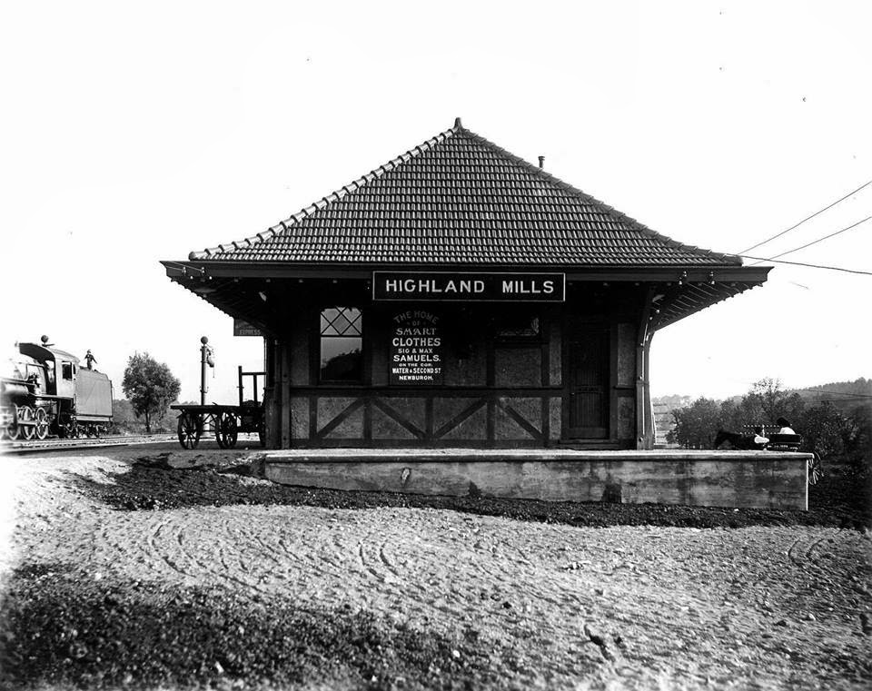 The Newburgh Branches of the Erie Railroad Highland Mills NY station