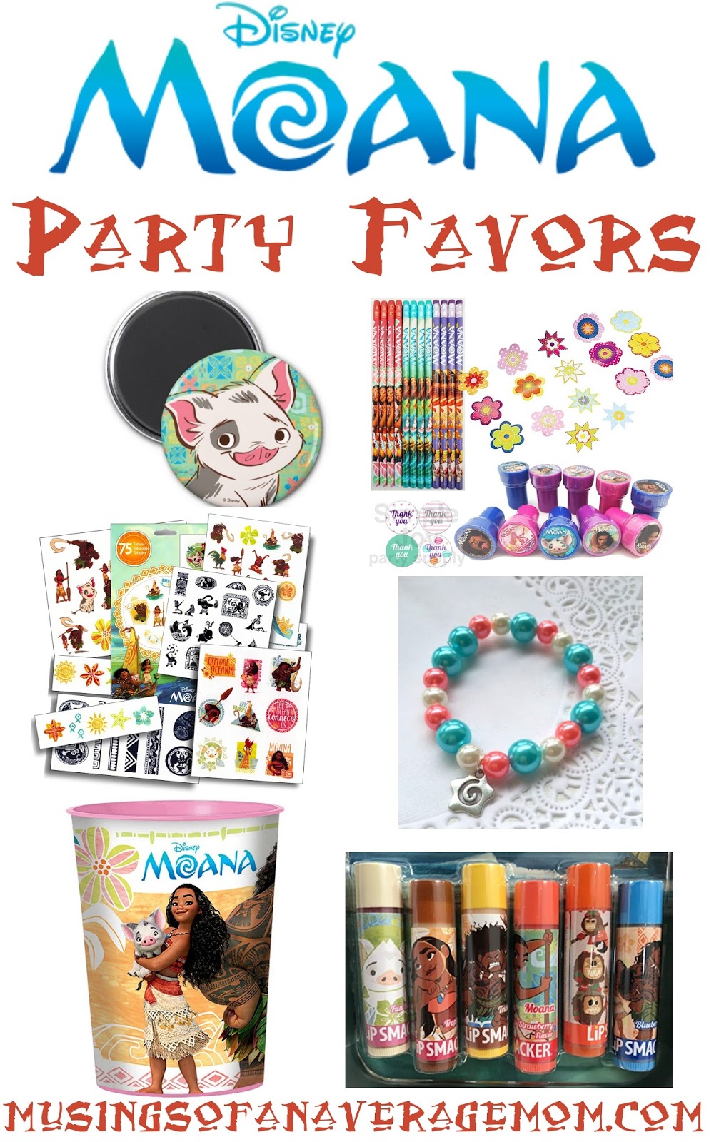 Musings of an Average Mom Moana Party Printables