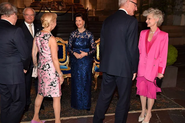 King Gustaf, Queen Silvia, Crown Princess Victoria, Prince Daniel, Prince Carl Philip, Princess Madeleine and Christopher O'Neill attended a concert held by Swedish Royal Opera on the occassion of 70th birthday of King Gustaf