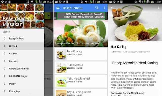 1001 Aplikasi Resep Makanan Terbaru Terlengkap dan Terbaik: Android