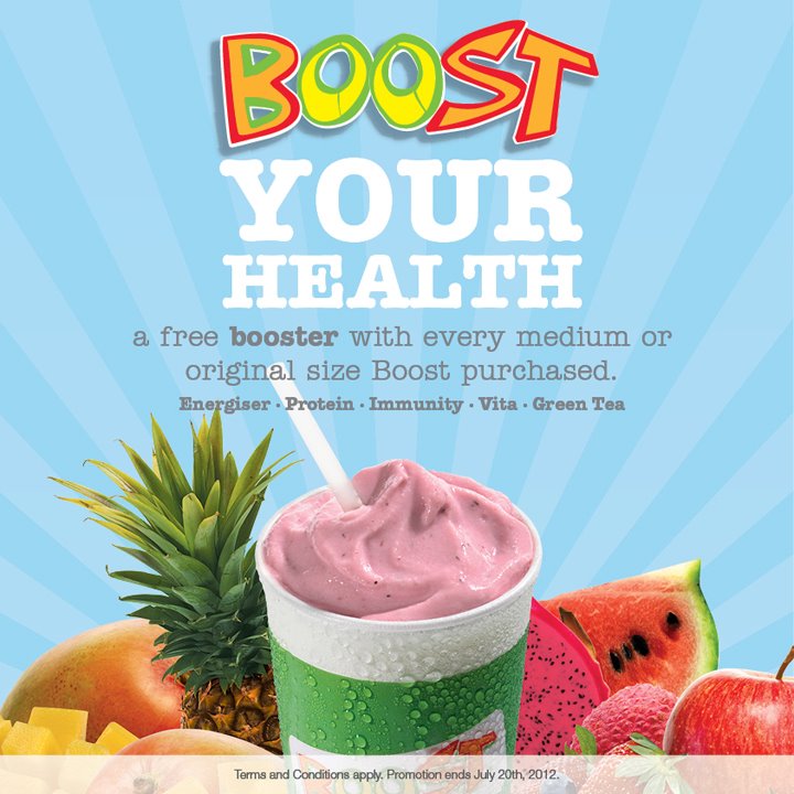 I Love Freebies Malaysia: Promotions > Boost Juice Buy 1 ...