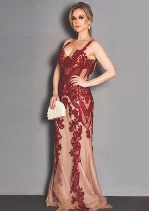 vestido marsala vestido marsala