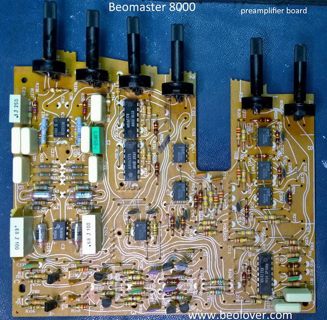 beolover Beomaster 8000 Preamplifier Board Capacitor Replacement