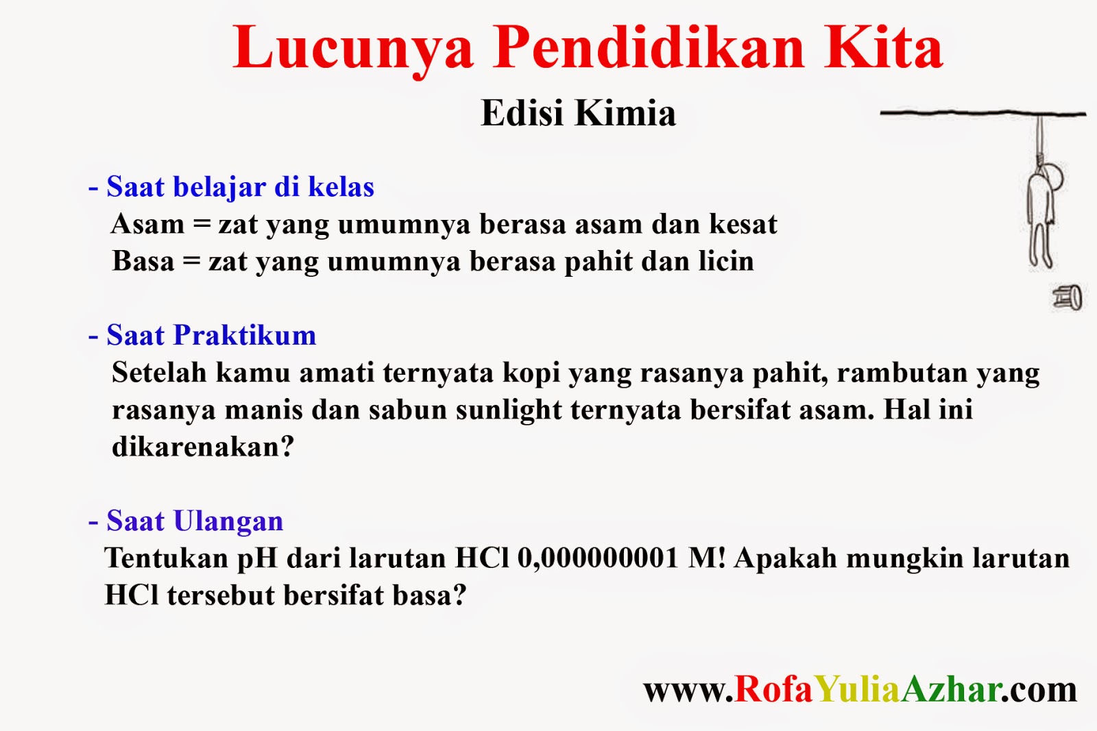 Caption Lucu Tentang Rumus Kimia Captionbaru