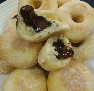 Resepi Donut Coklat & Cheese ala-ala Dunkin' Donuts 