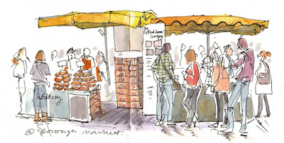 Let's Draw - Borough Market - 7th November 2015