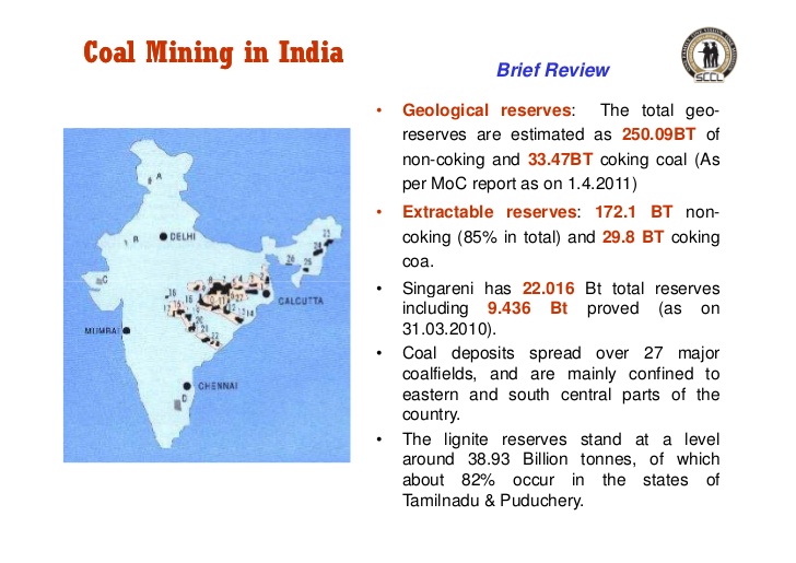 Coal mining in india Indian Minerology