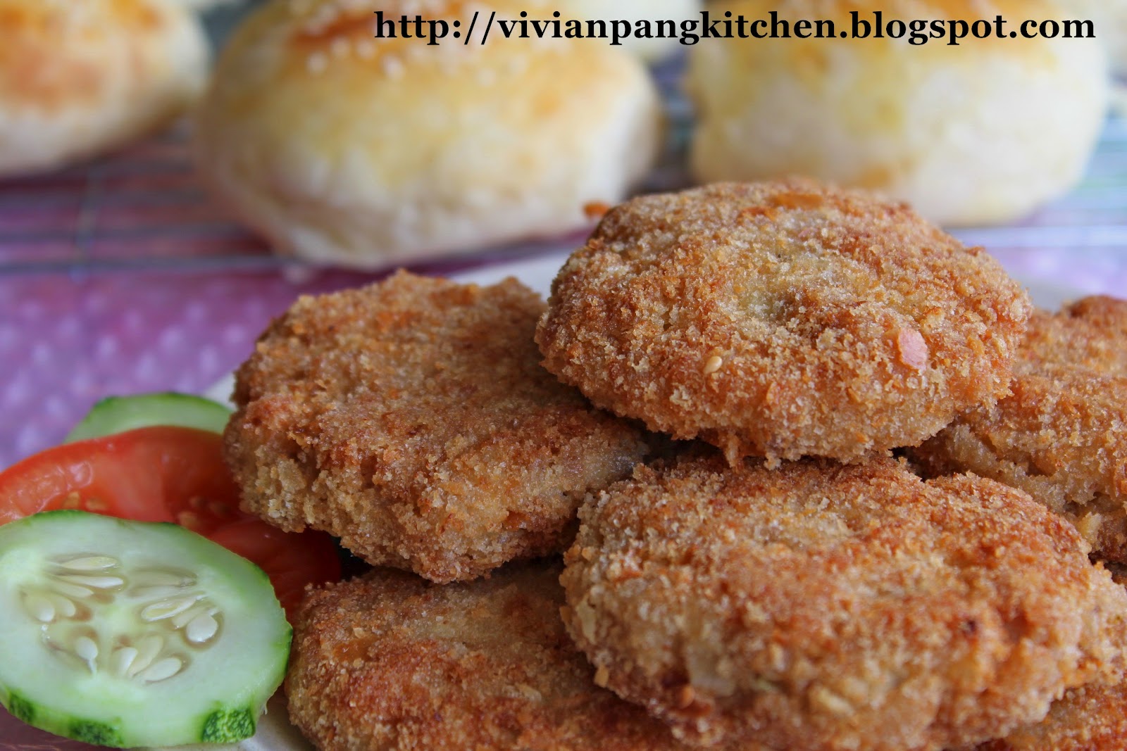 Vivian Pang Kitchen Crispy Burger Patties