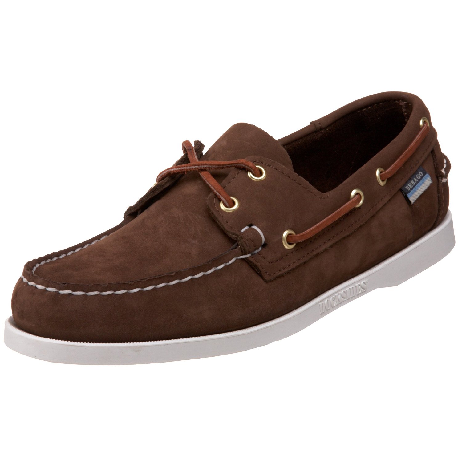 leather shoes for mens: Sebago Men's Docksides B727 Boat Shoe