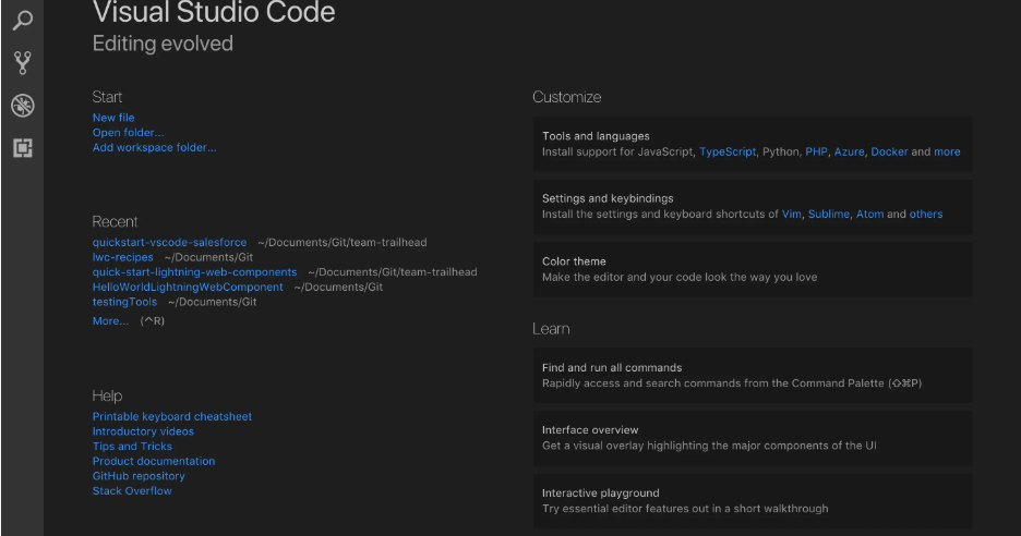 Exploring on Salesforce: Creating Salesforce Development ready Visual ...