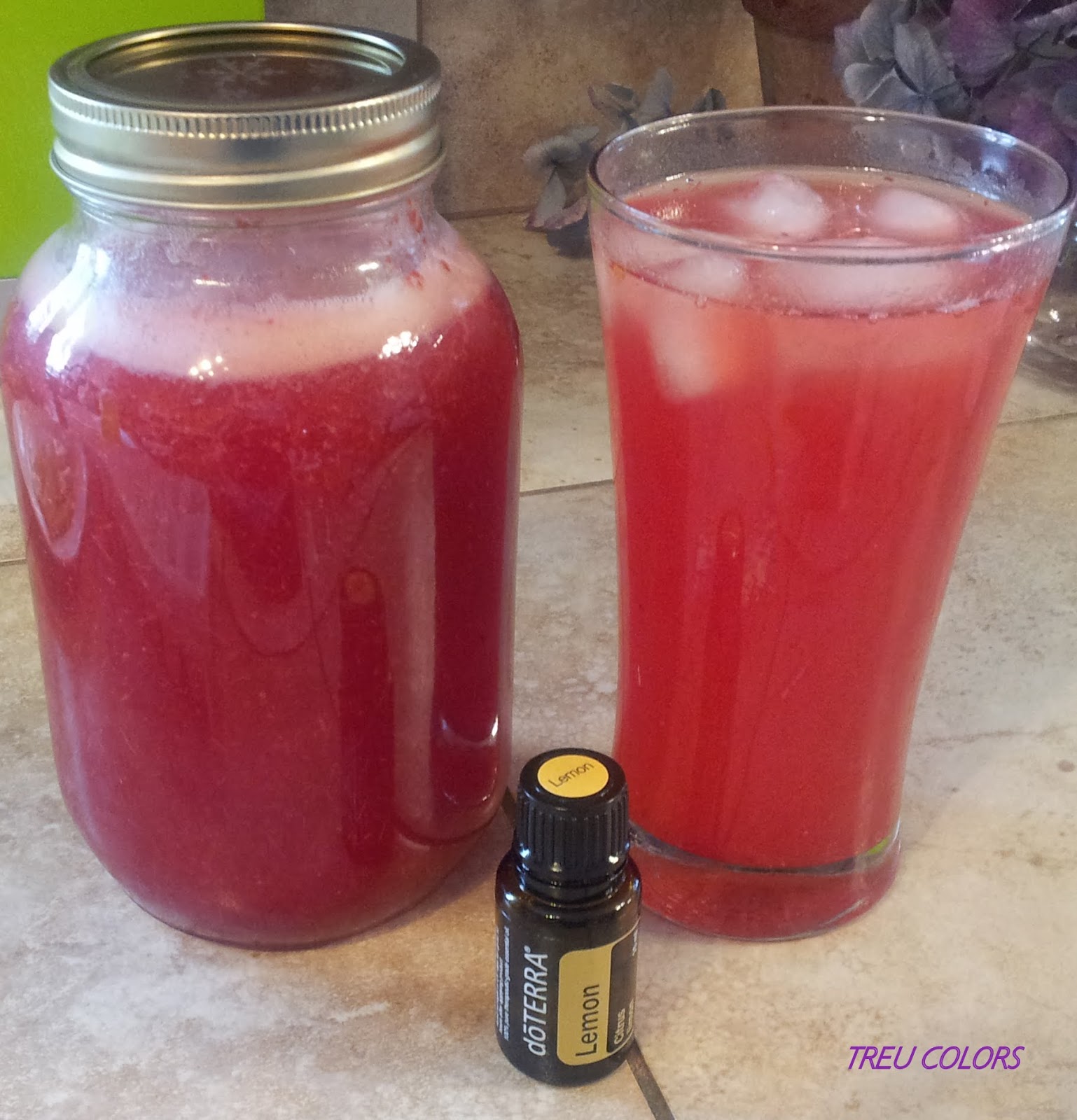 Treu Colors Make Your Own Healthy Cranberry Juice