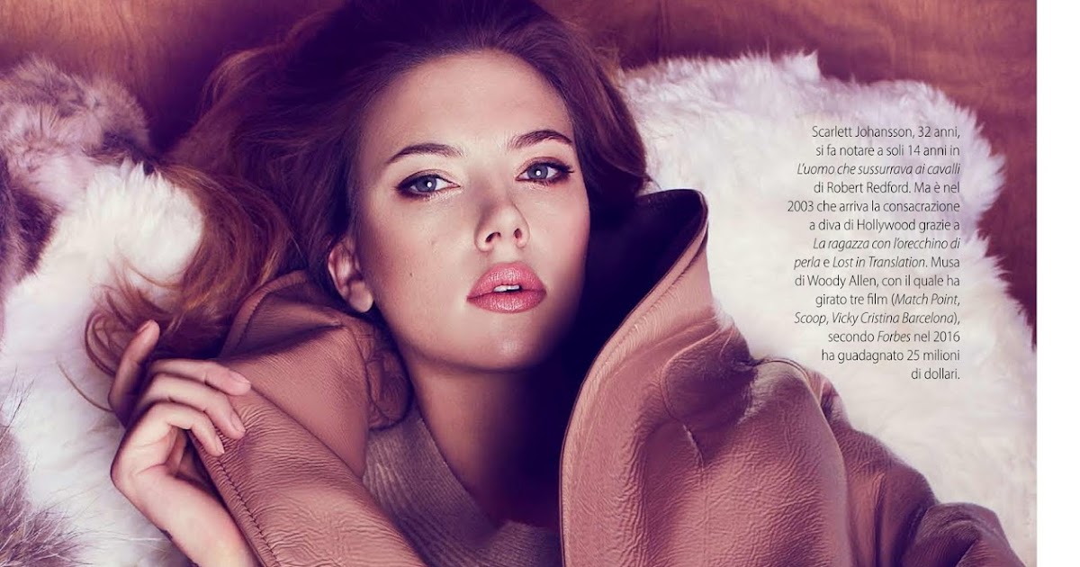 Scarlett Johansson - F magazine, Dec 28 2016 | Hot Celebs