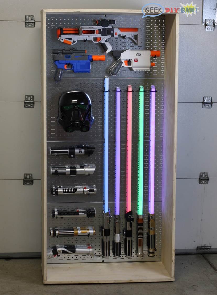 Geek Diy Bam Star Wars Lightsabers And Nerf Blasters Part 4