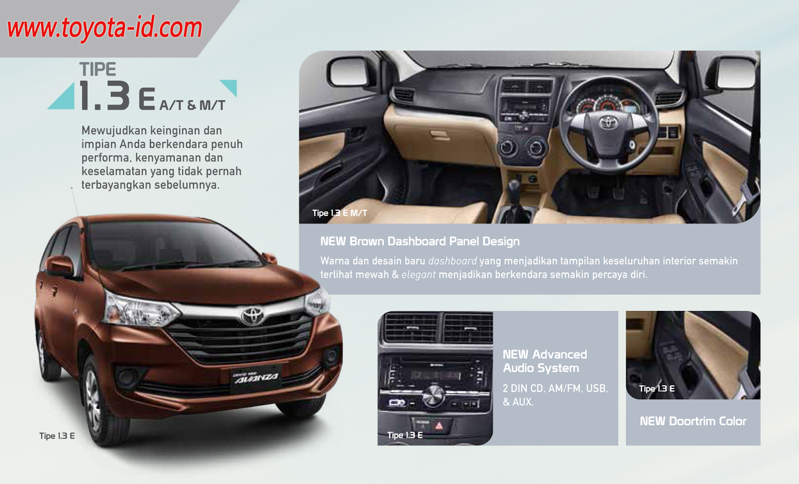 Spesifikasi Toyota Grand New Avanza 2015 Toyota Astra Indonesia