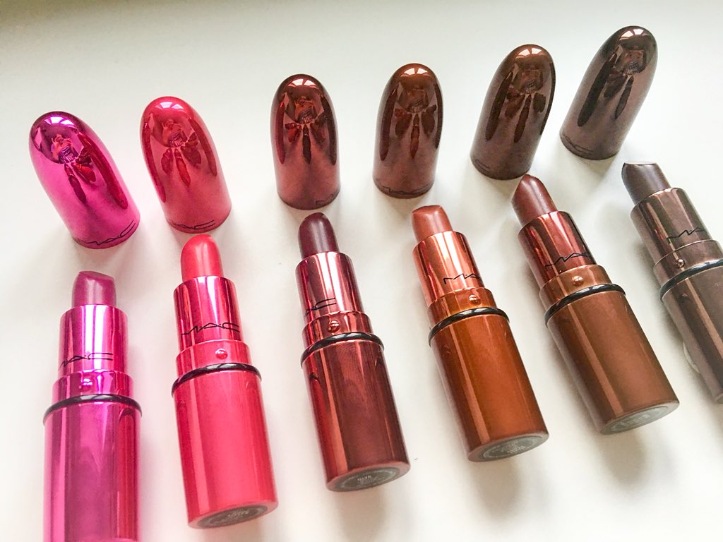 MAC lipsticks Christmas collection LeaMai Carter