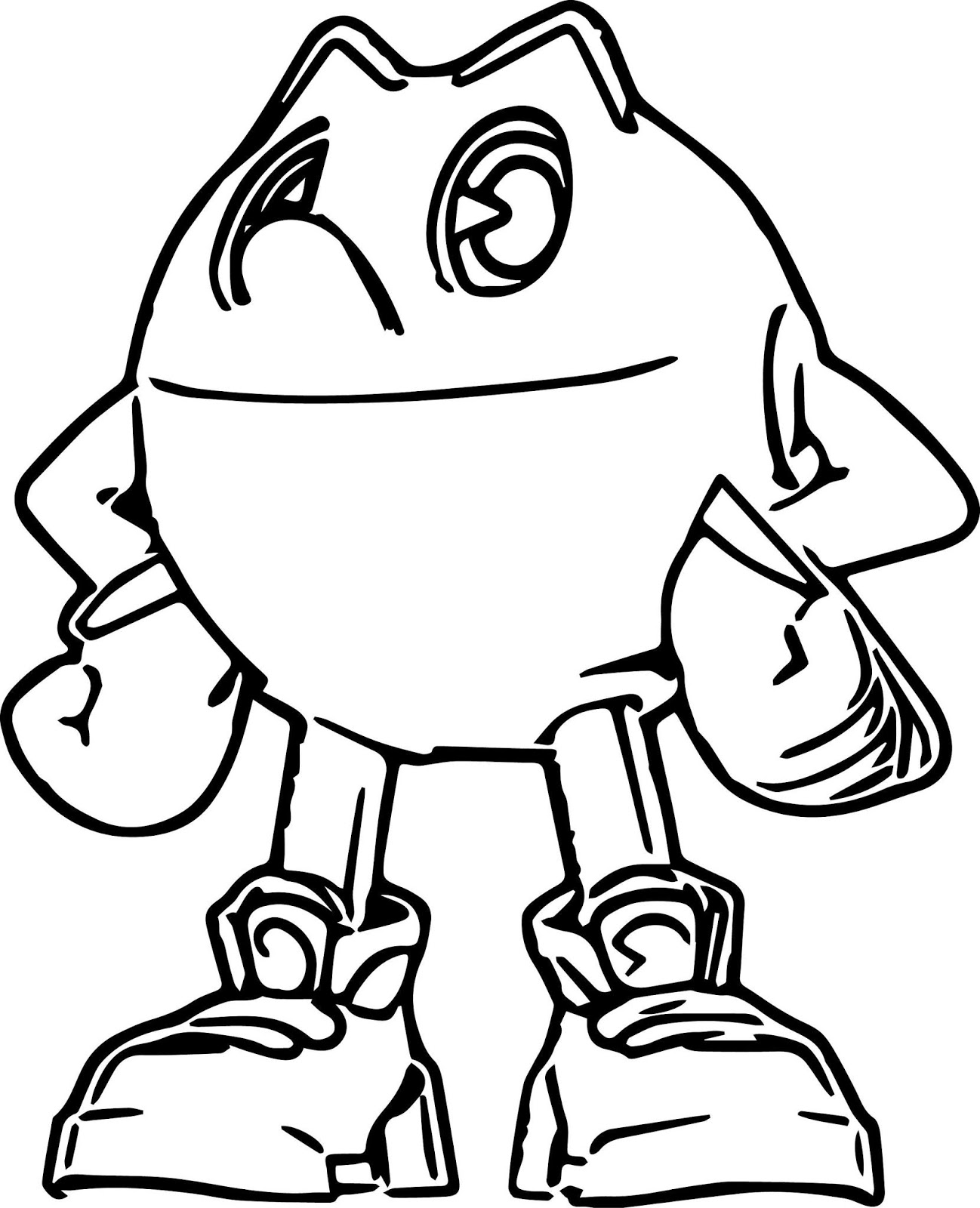 Cool Pacman Coloring Page Free Printable Coloring Pages for Kids