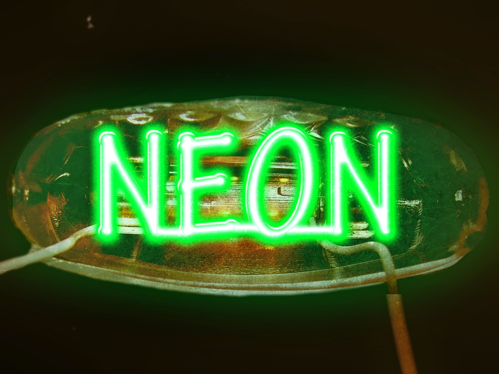 neon неоновый текст