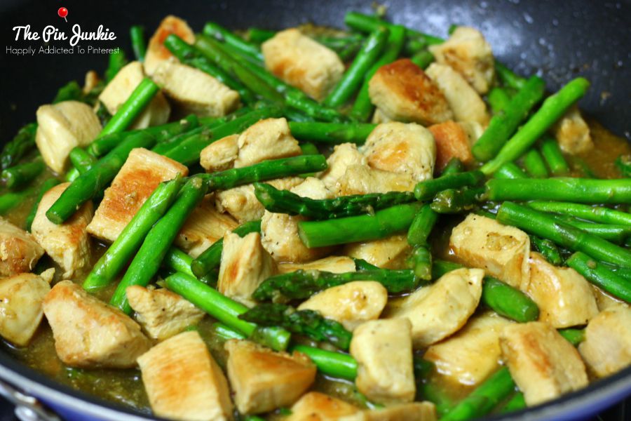 Lemon Chicken Asparagus Stir Fry